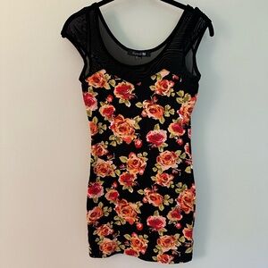 Floral mini dress